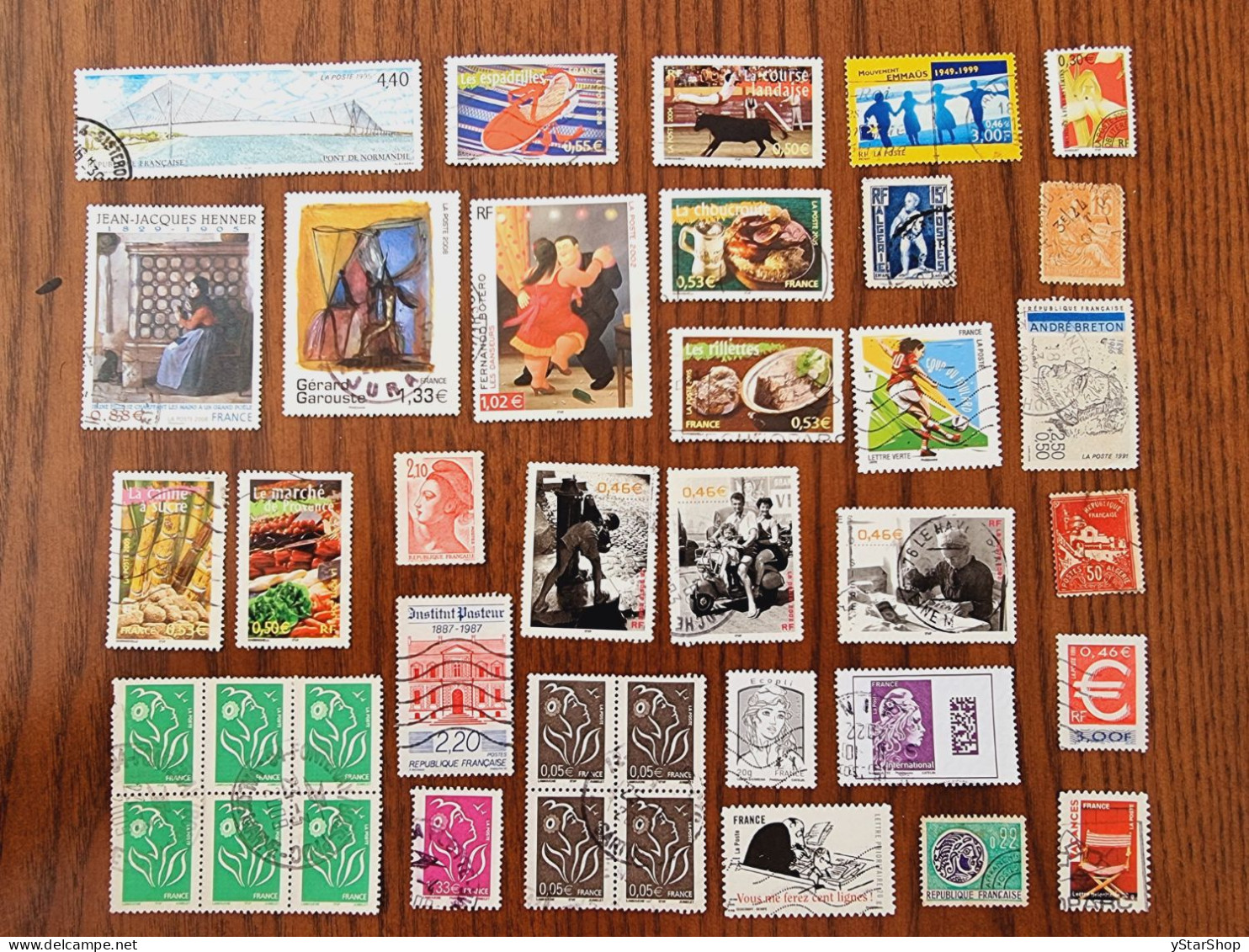 France Stamps Lot - Used - Various Themes - Collectors