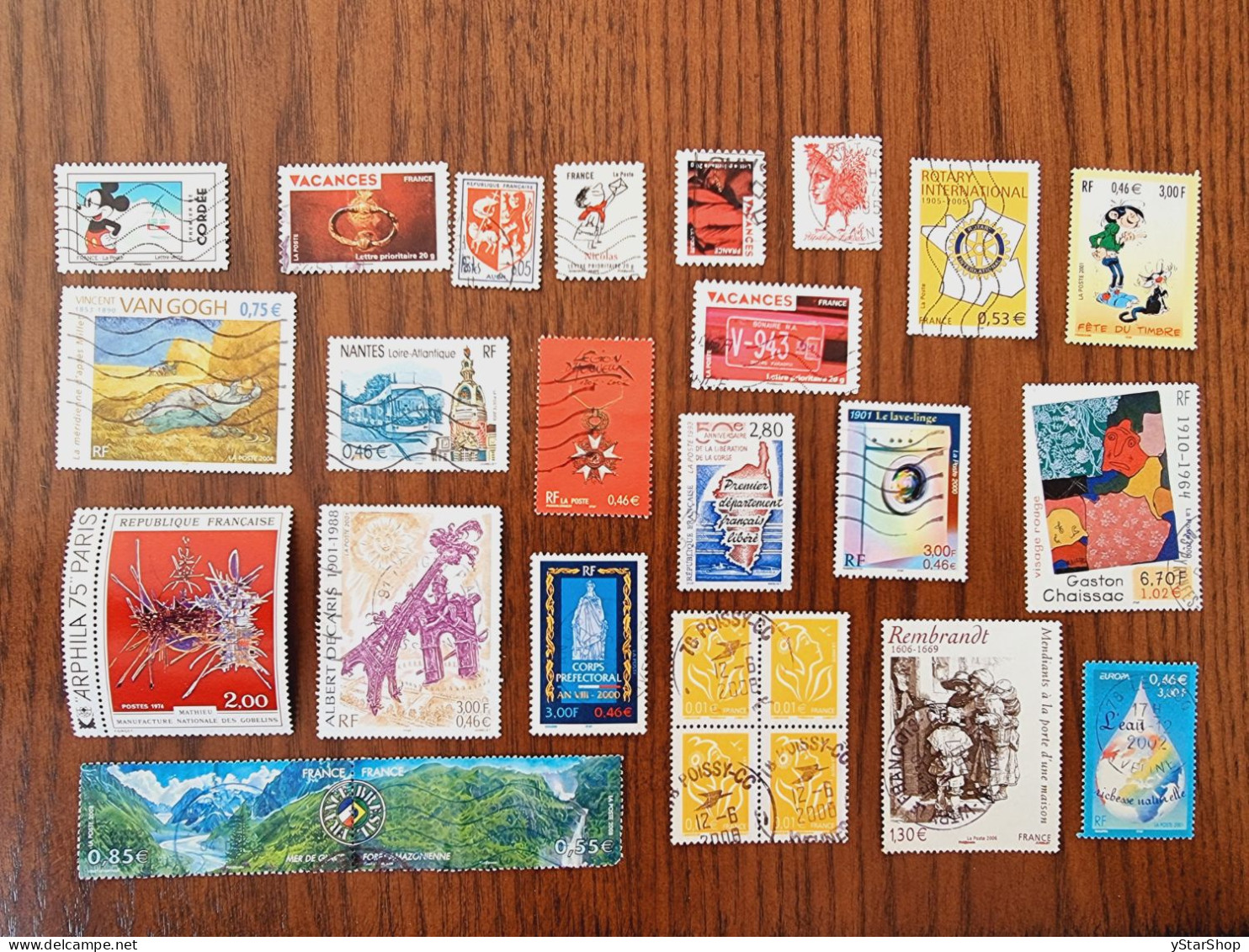 France Stamps Lot - Used - Various Themes - Collectors