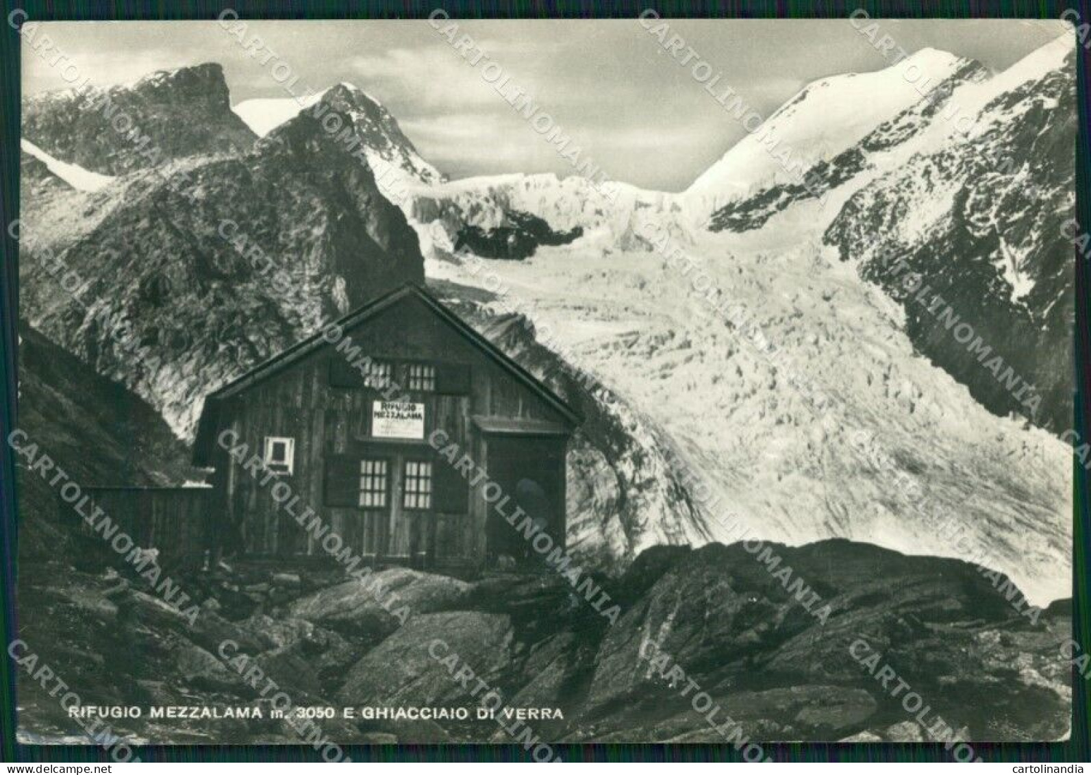 Aosta Saint Jacques Rifugio Mezzalama Ghiacciaio Foto FG Cartolina ZK5294 - Aosta