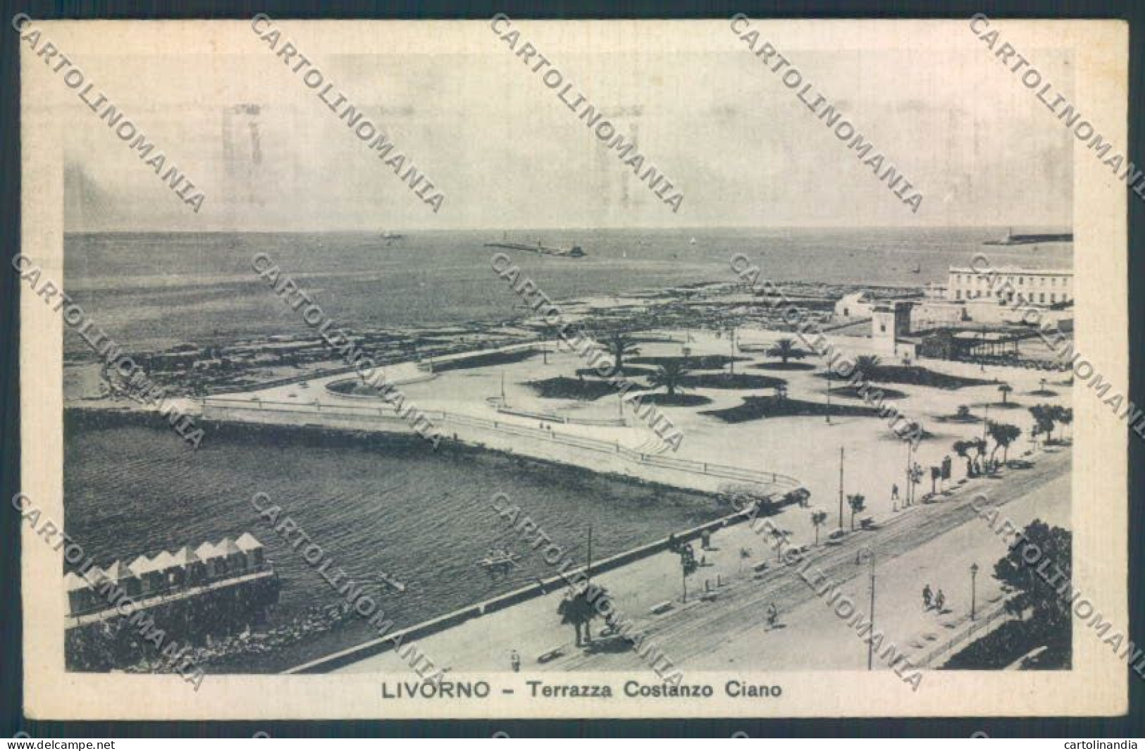 Livorno Città Terrazza Ciano Cartolina ZG1617 - Livorno