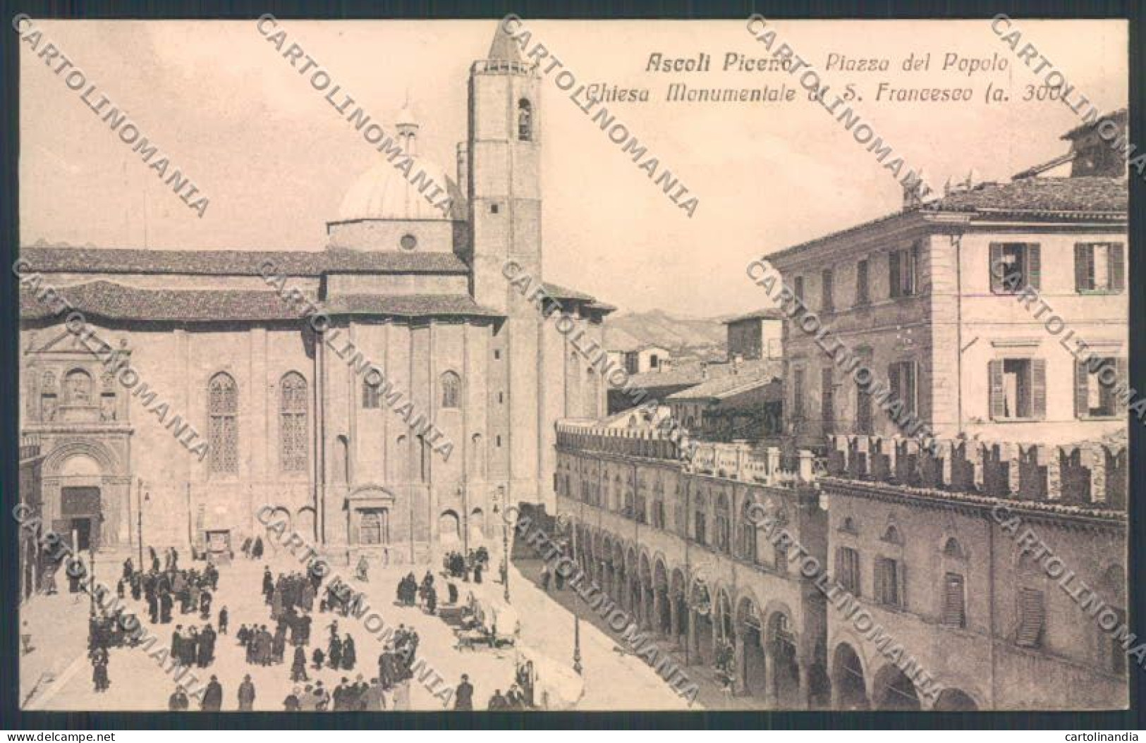 Ascoli Piceno Città ABRASA Cartolina ZT6095 - Ascoli Piceno