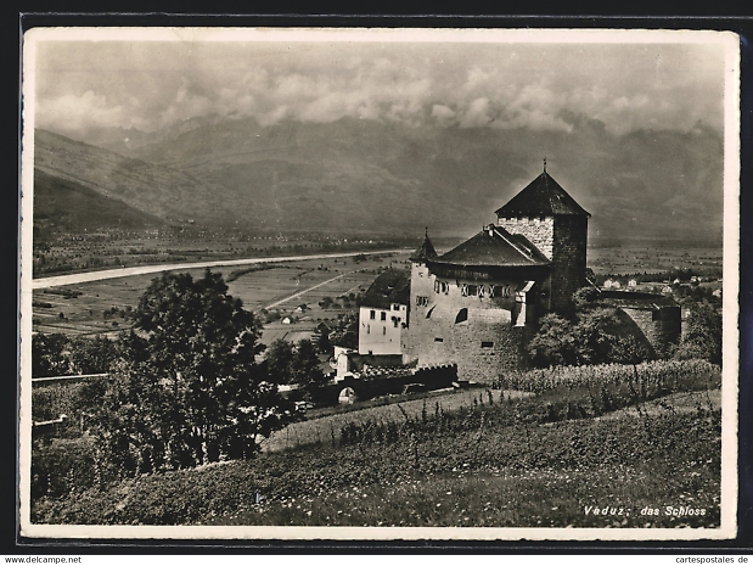 AK Vaduz, Das Schloss  - Liechtenstein