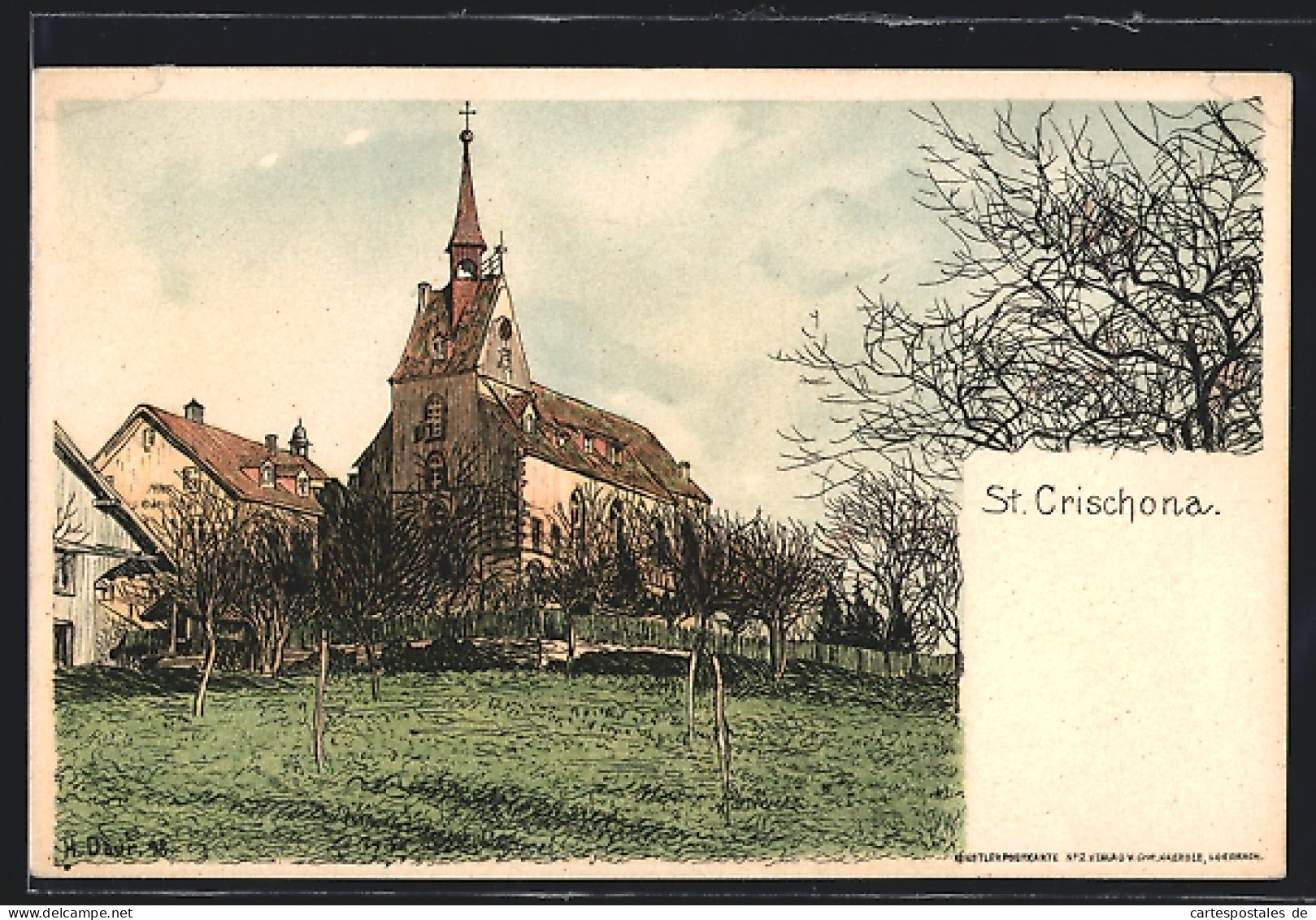AK St. Chrischona, Die Kirche  - Autres & Non Classés