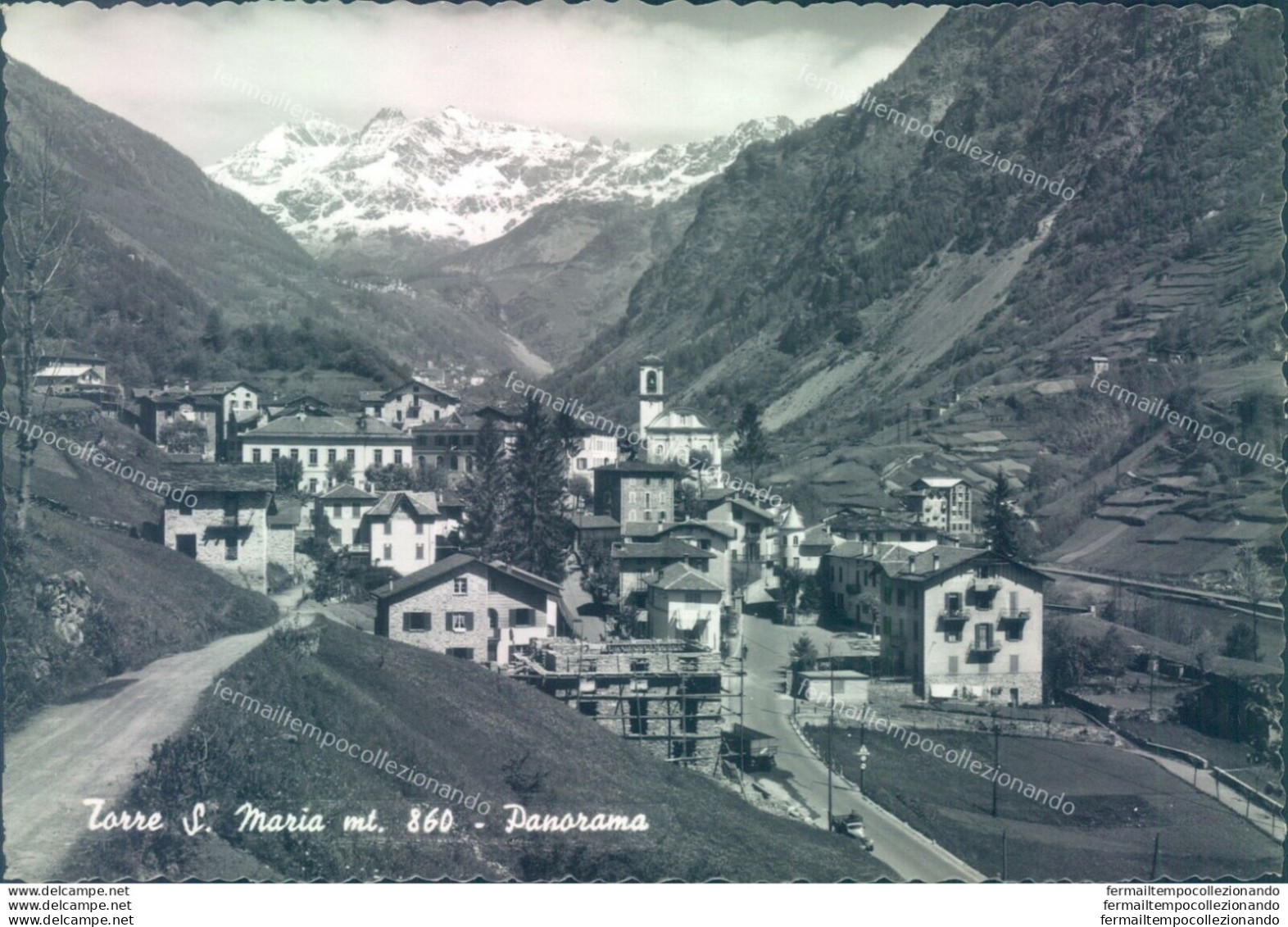 D631 - Cartolina  Provincia Di Sondrio -   Torre S.maria Valmalenco - Sondrio