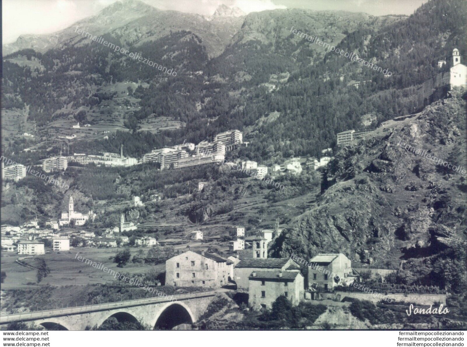 E660 Cartolina Sondalo Panorama Provincia Di Sondrio - Sondrio