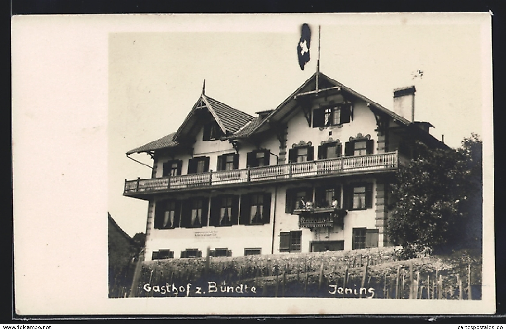 AK Jenins, Gasthof Z. Bündte  - Jenins