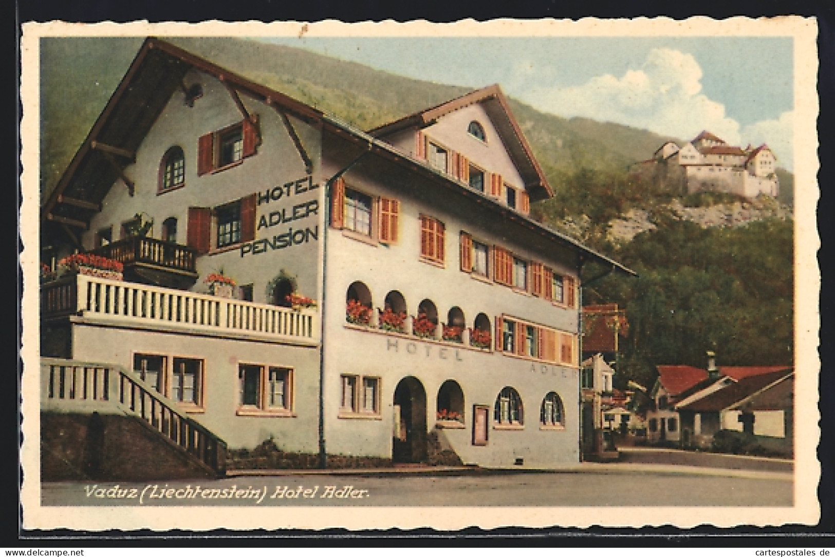 AK Vaduz, Hotel-Pension Adler  - Liechtenstein