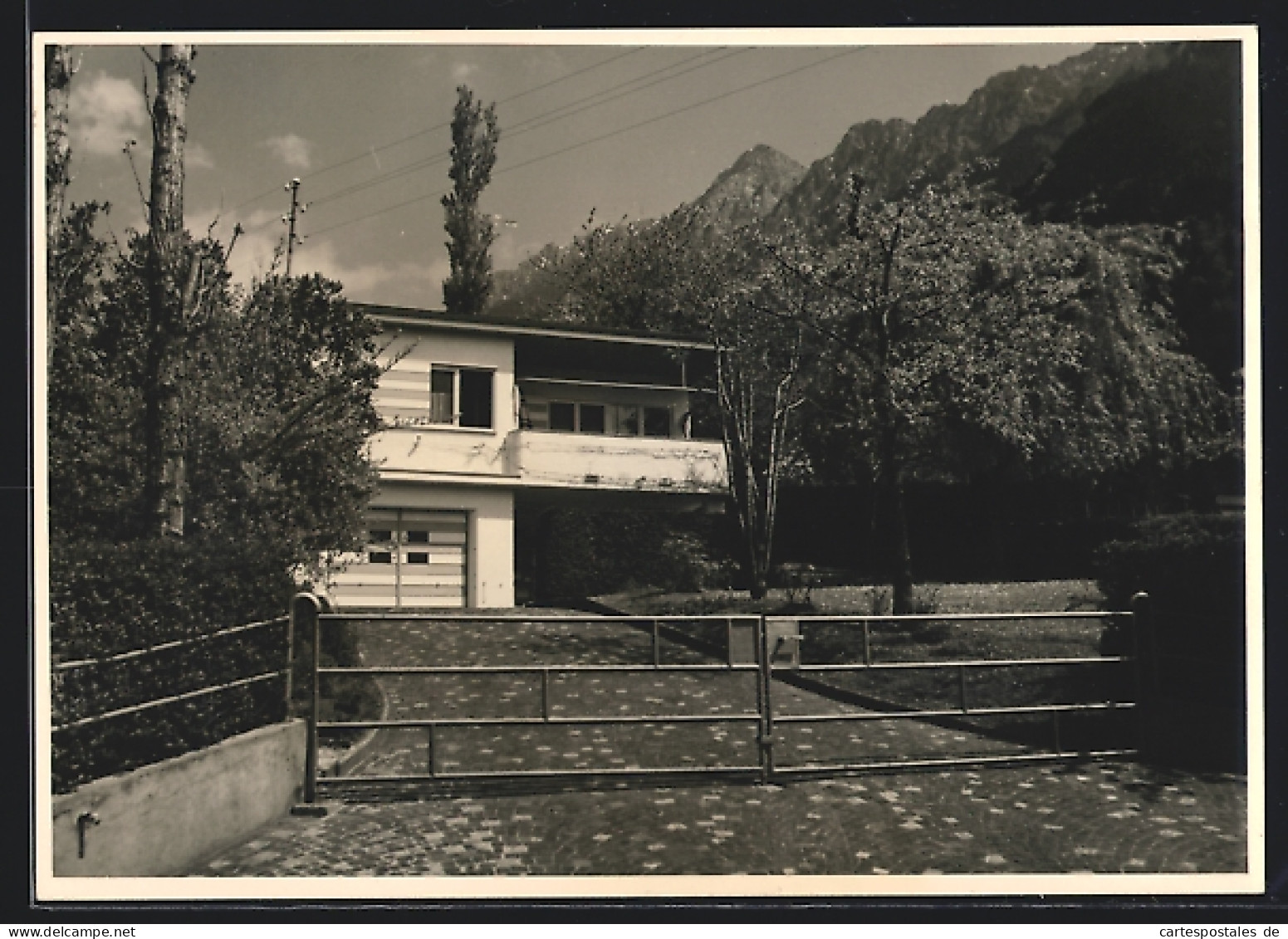 AK Vaduz, Haus Sonneck Mit Tor  - Liechtenstein