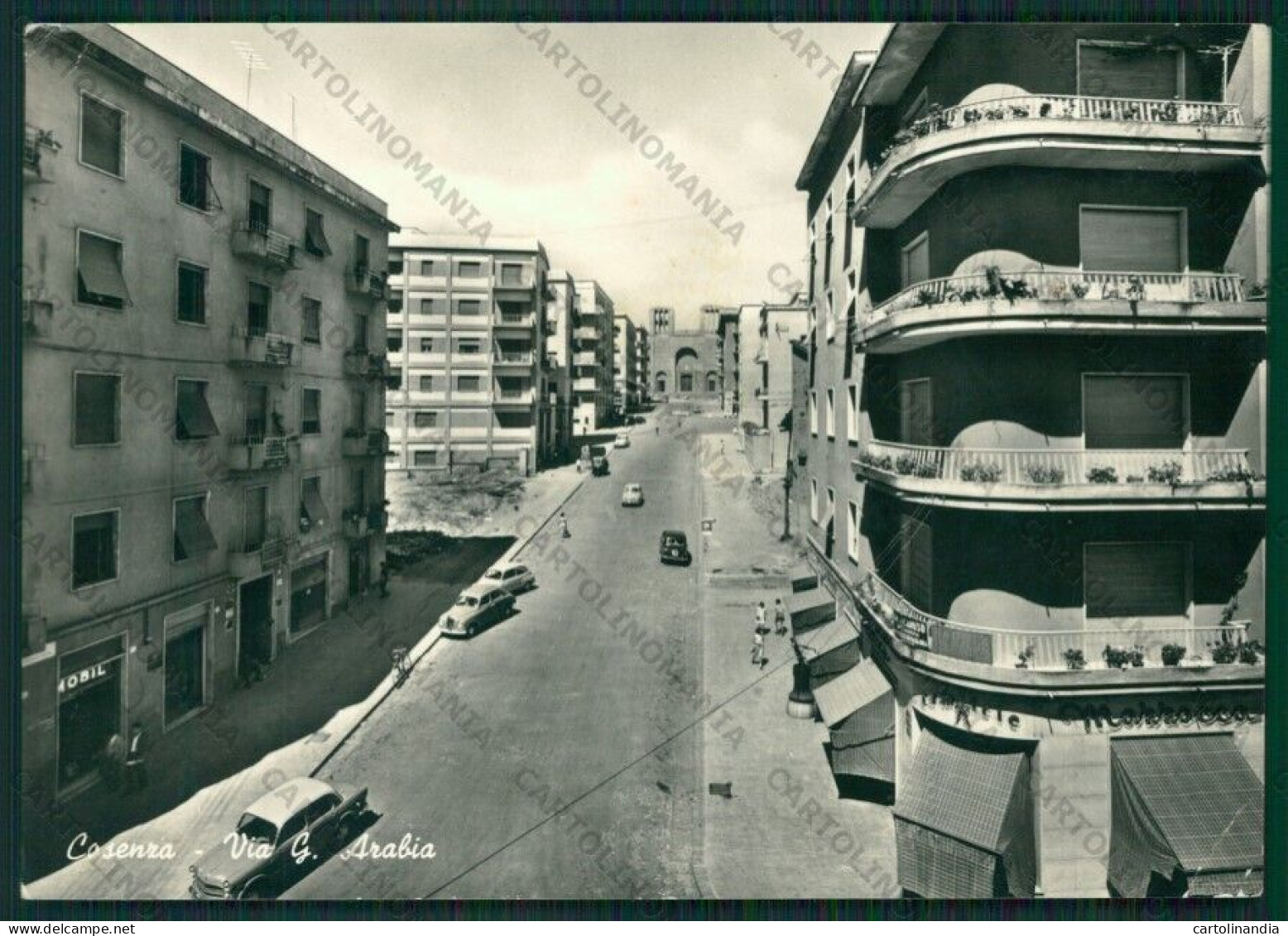 Cosenza Città PIEGHINA Foto FG Cartolina ZK1640 - Cosenza