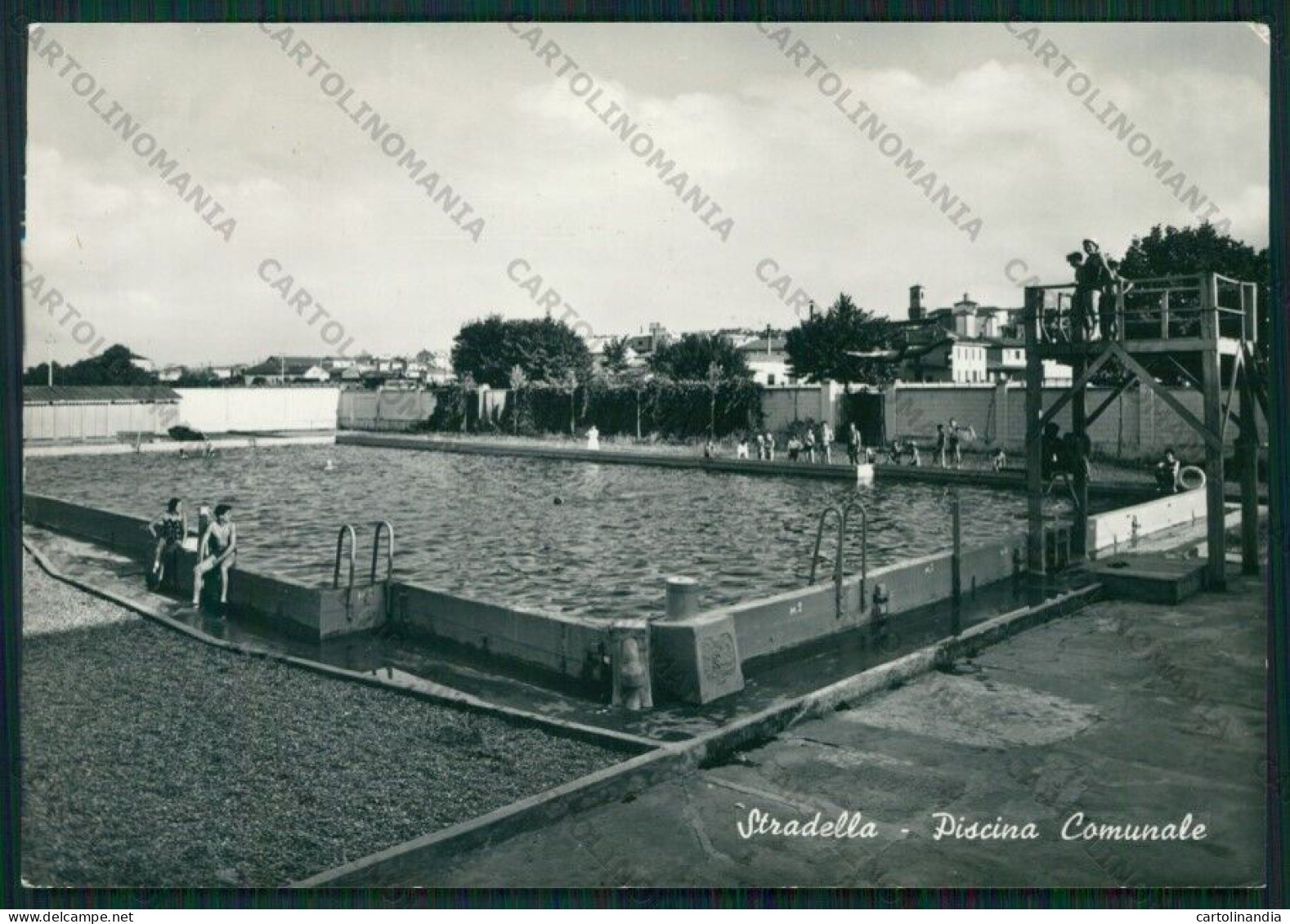 Pavia Stradella Piscina Comunale Foto FG Cartolina ZK2078 - Pavia