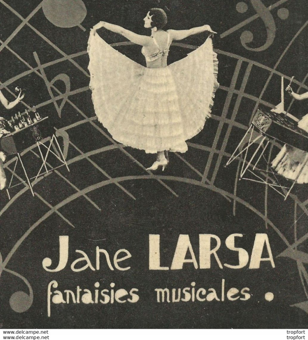 CF / Vintage Old Circus Photo // Carte Photo Cirque Attraction // Jane LARSA Fantaisies Musicales - Profesiones