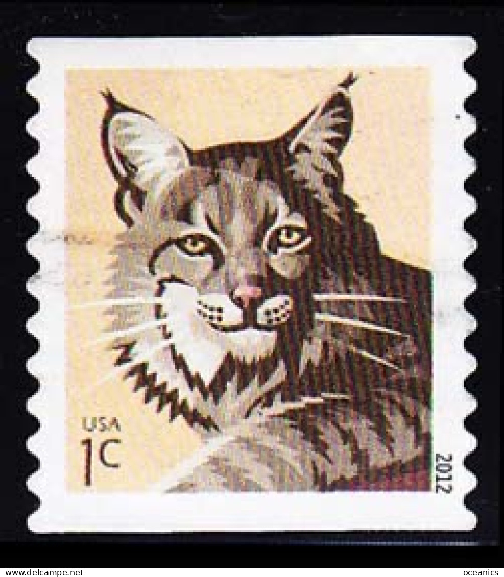 Etats-Unis / United States (Scott No.4672 - Lynx) (o) Perf. 10 Vert. - Used Stamps