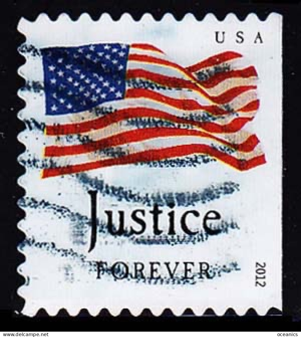 Etats-Unis / United States (Scott No.4676 - Drapeau / US / Flag) (o) Bk Single - Usados