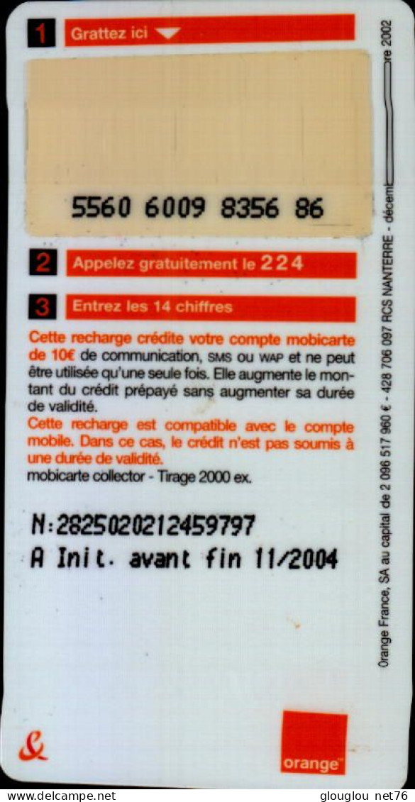 MOBICARTE  10 E..OL - Cellphone Cards (refills)