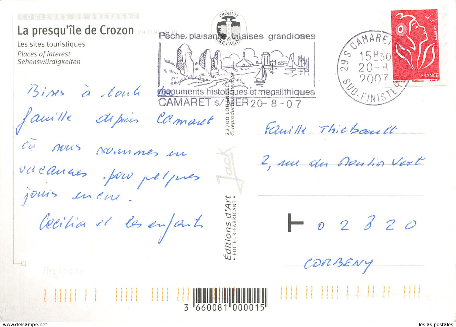 29 PRESQU ILE DE CROZON  - Crozon