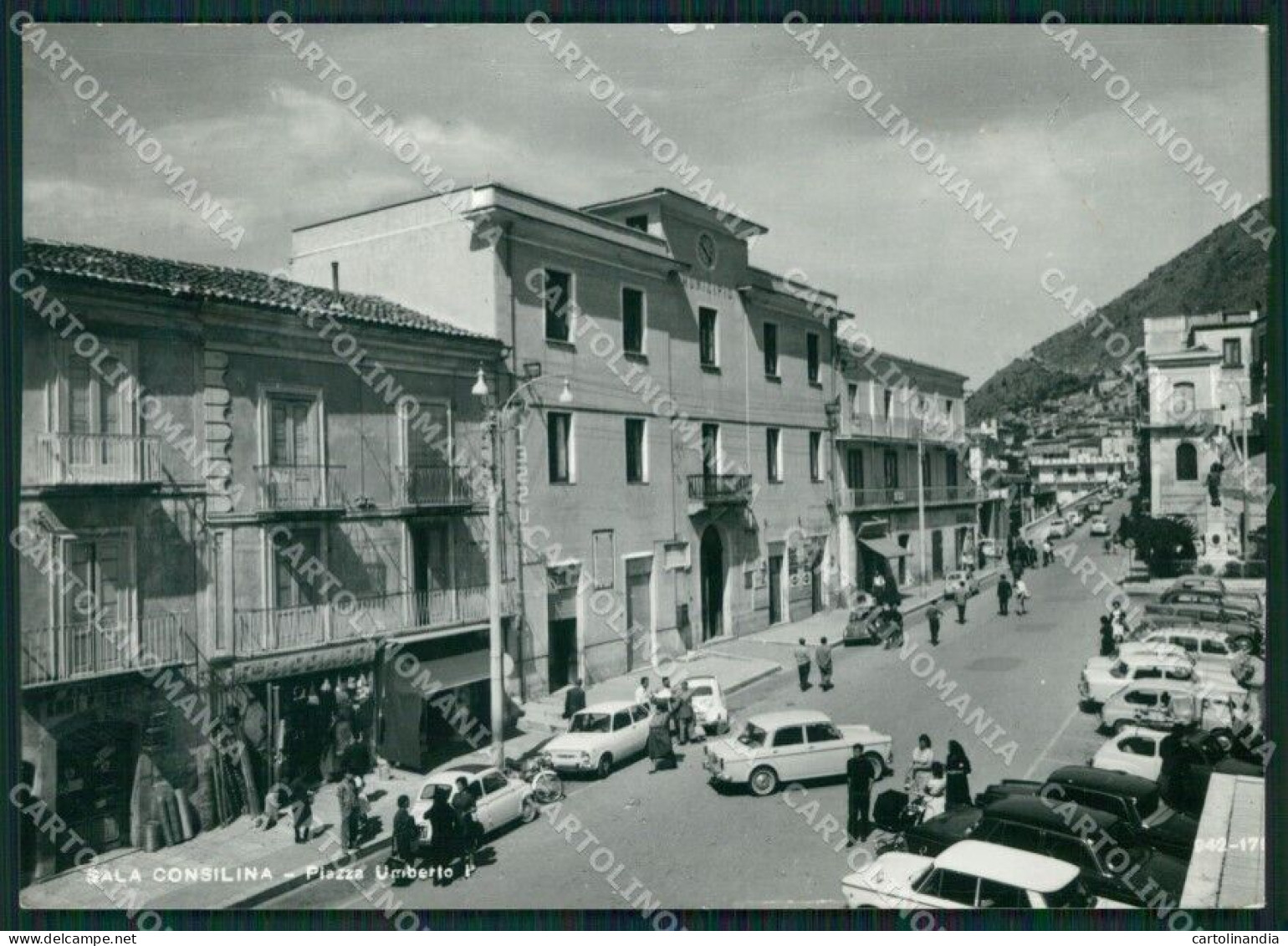 Salerno Sala Consilina Auto Foto FG Cartolina ZKM7321 - Salerno