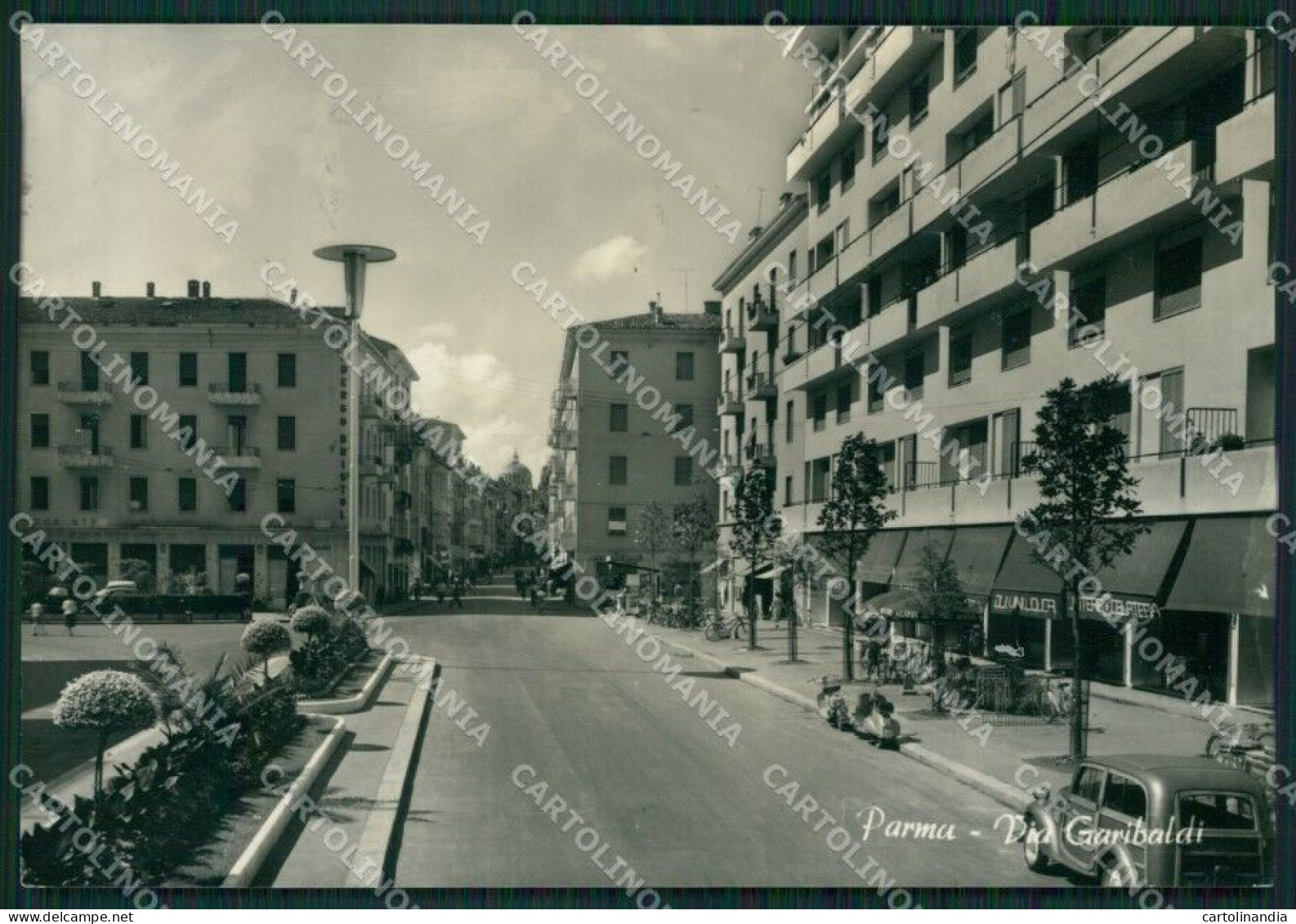 Parma Città Vespa Auto Foto FG Cartolina ZK3384 - Parma