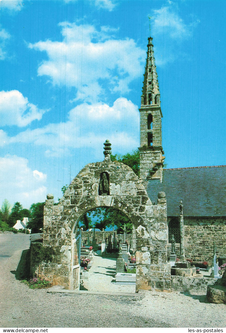 29 LANDEVENNEC L EGLISE ET LE PORTAIL  - Landévennec