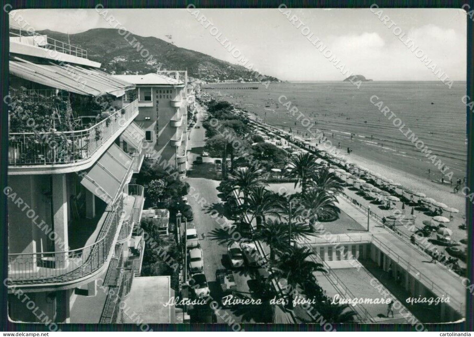 Savona Alassio PIEGHINA Foto FG Cartolina KB3626 - Savona