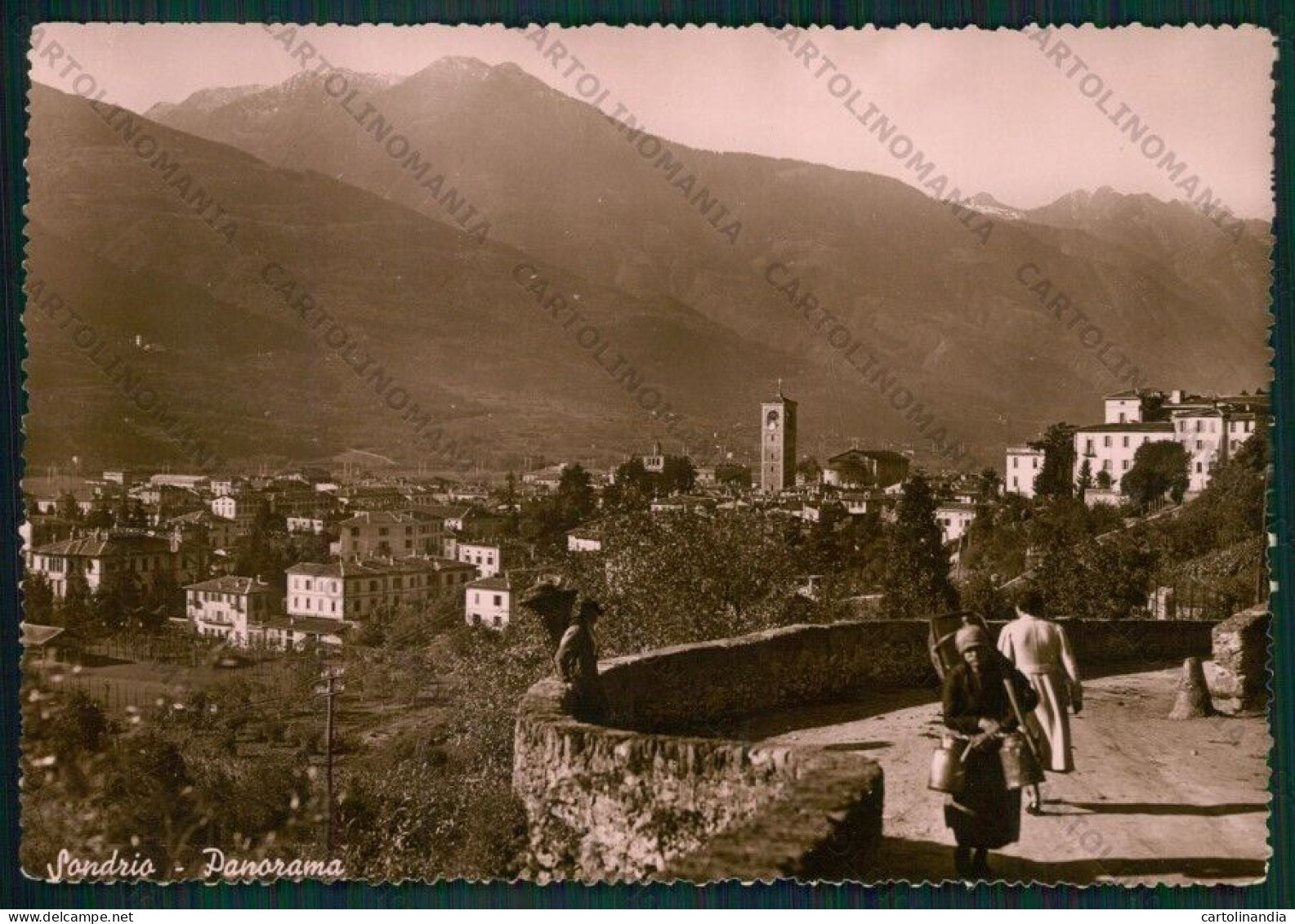 Sondrio Città Foto FG Cartolina ZK1857 - Sondrio