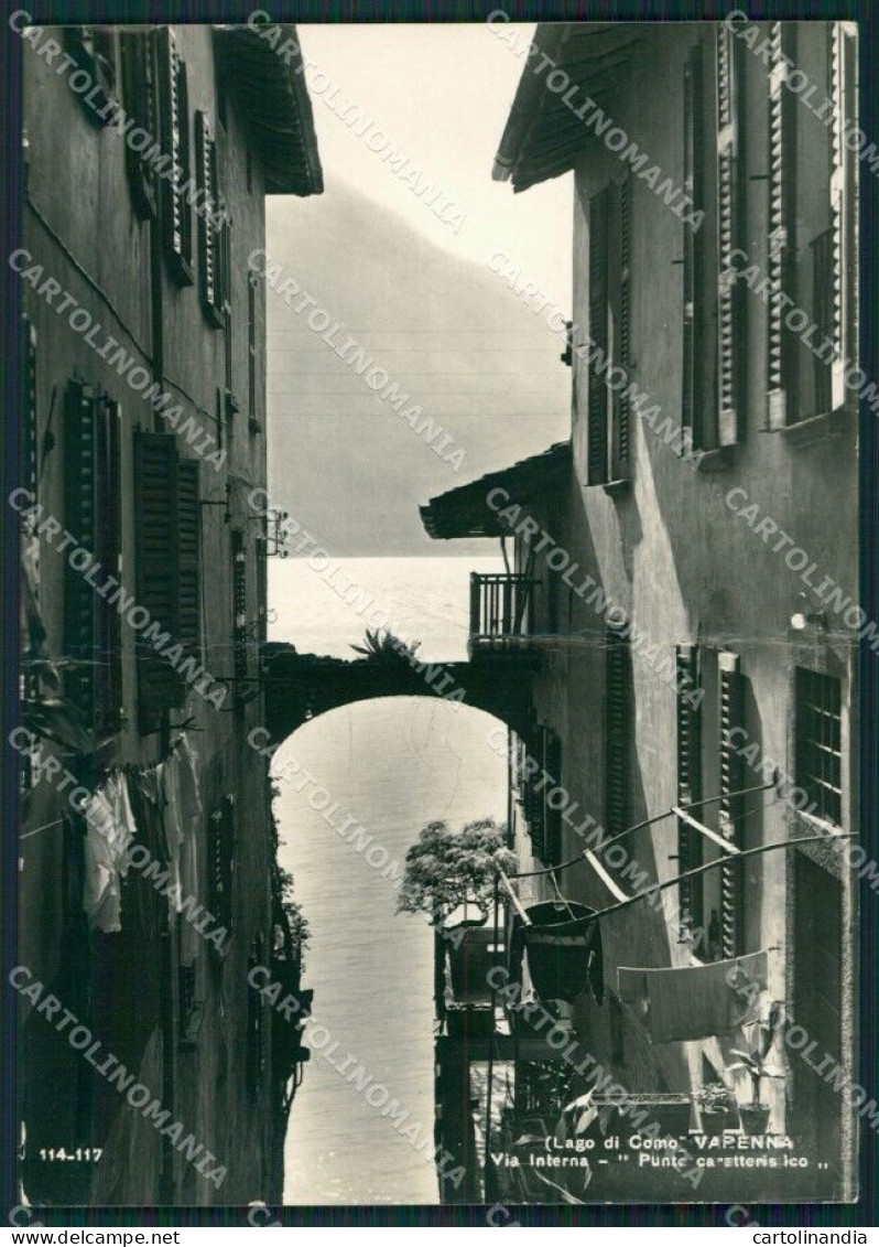 Lecco Varenna Lago Di Como PIEGATA Foto FG Cartolina KB3370 - Lecco