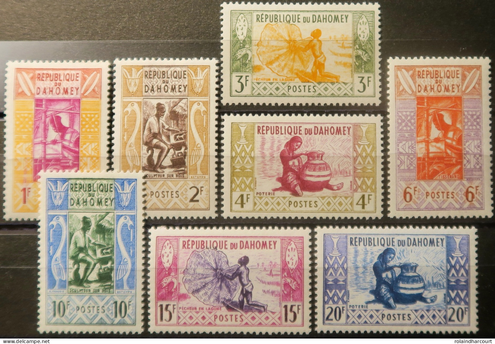 R2253/732 - DAHOMEY - 1961 - SERIE COMPLETE - N°159 à 166 NEUFS** - Ungebraucht