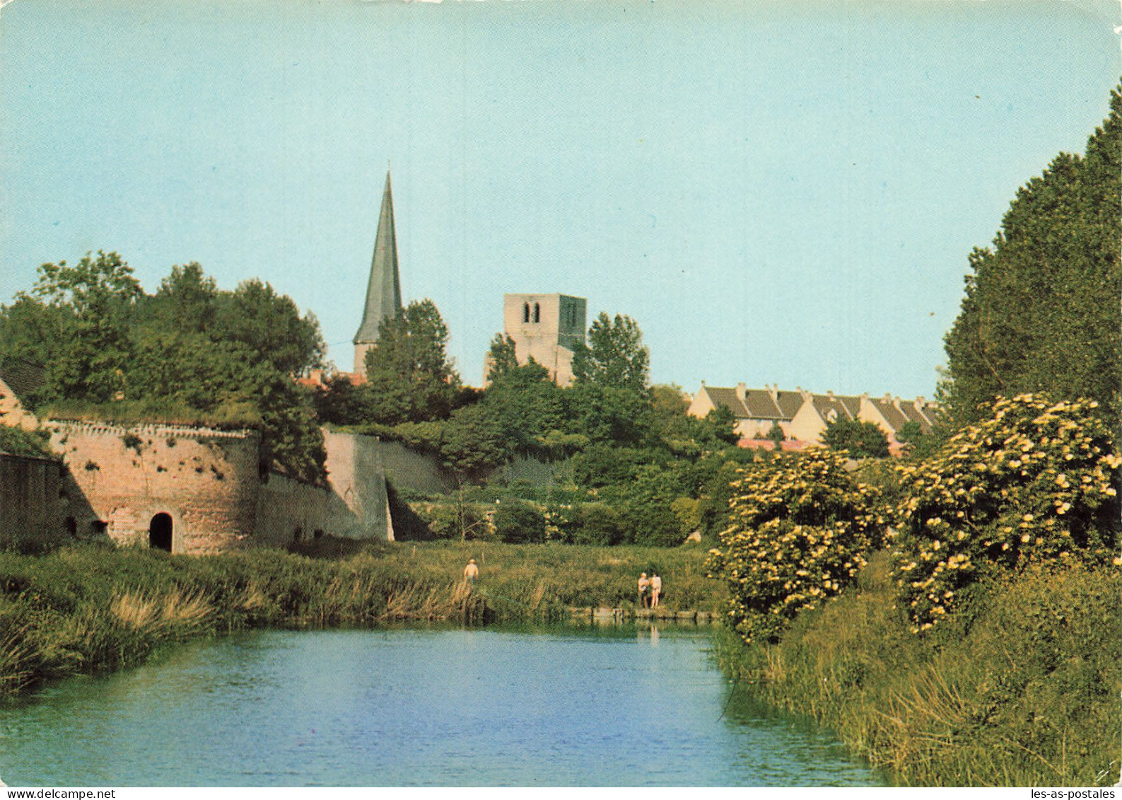 59 BERGUES REMPARTS ET ABBAYE SAINT WINOC - Bergues