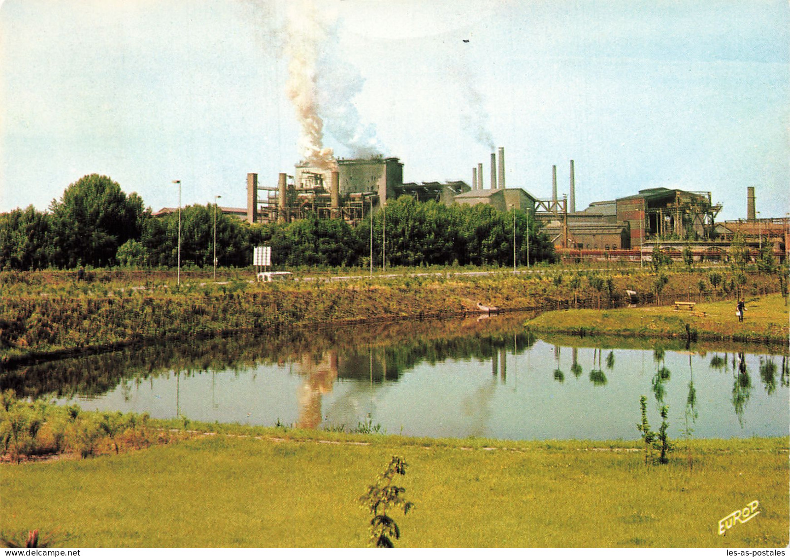 59 DENAIN LA GARE D EAU USINOR - Denain