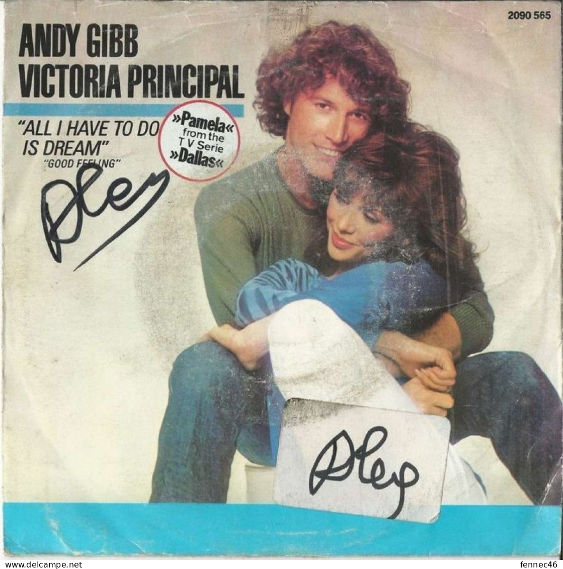 Vinyle 45T (SP-2 Titres) - Gibb, Andy & Victoria Principal  - All I Have To Do Is Dream / Good Feeling - Autres - Musique Anglaise
