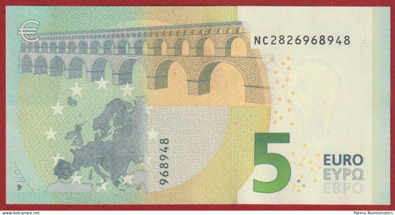 Austria Eurozone. 5 Euro 2013. P.26n. N021H2. C. Lagarde. Crisp Unc - 5 Euro