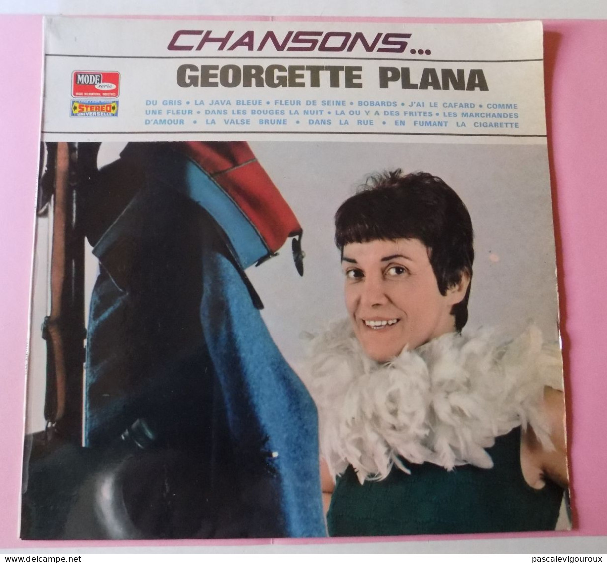 Disque Vinyle 33T Georgette Plana – Chansons... - Sonstige - Franz. Chansons
