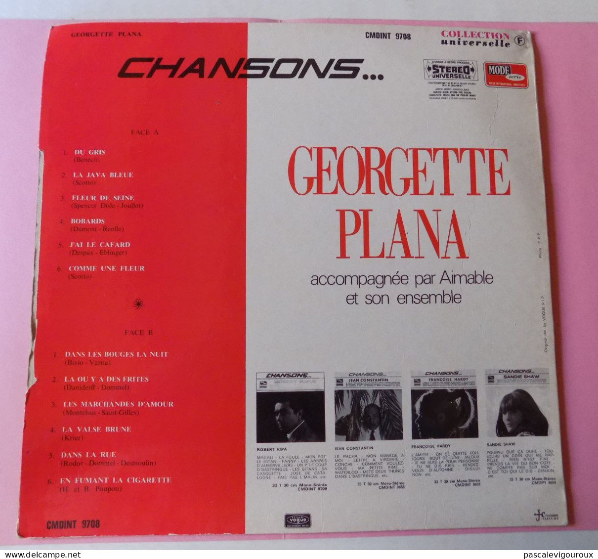 Disque Vinyle 33T Georgette Plana – Chansons... - Altri - Francese