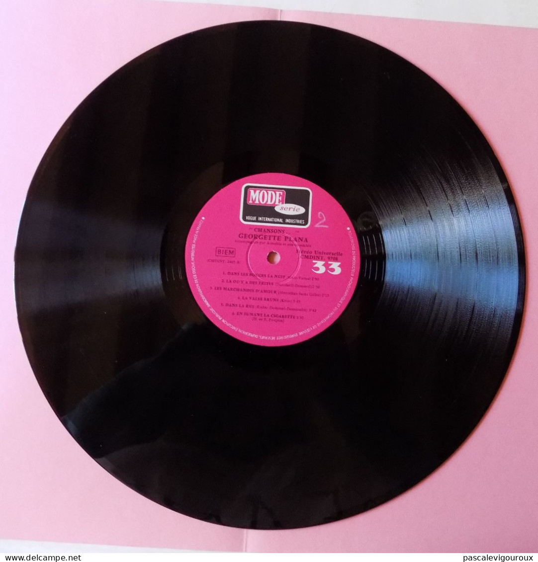 Disque Vinyle 33T Georgette Plana – Chansons... - Altri - Francese