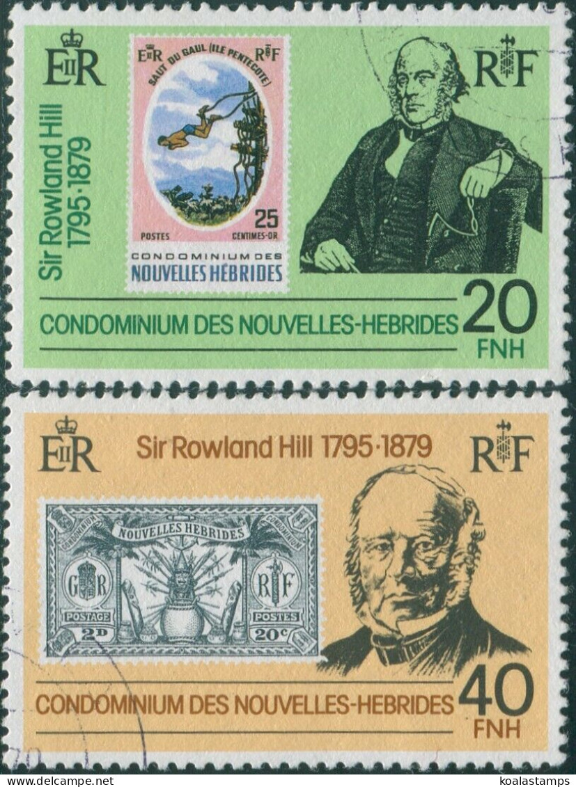 New Hebrides French 1979 SGF286-F287 Rowland Hill FU - Other & Unclassified