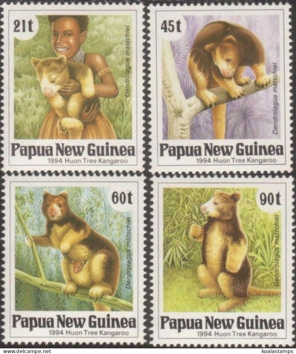 Papua New Guinea 1994 SG700-703 Huon Tree Kangaroo Set MNH - Papua New Guinea