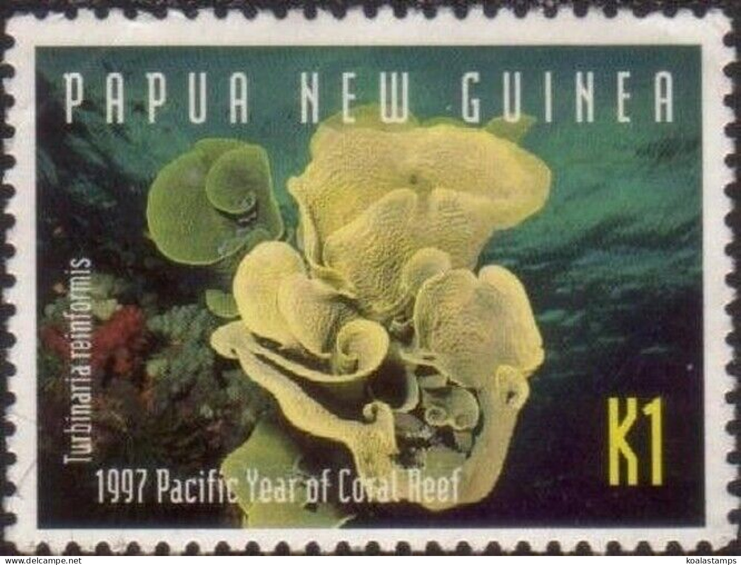 Papua New Guinea 1997 SG824 K1 Coral Reef FU - Papua New Guinea