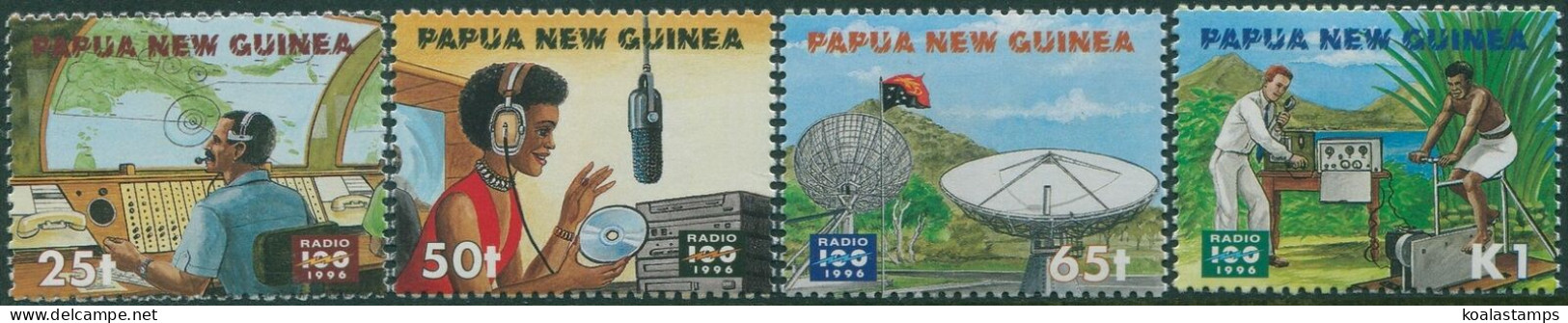 Papua New Guinea 1996 SG789-792 Radio Set MNH - Papua New Guinea