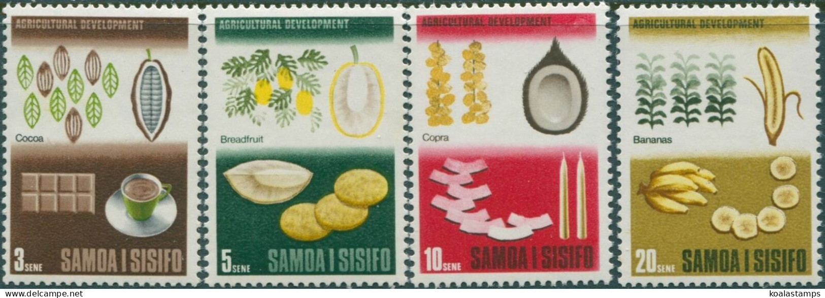 Samoa 1968 SG298-301 Agricultural Development Set MNH - Samoa