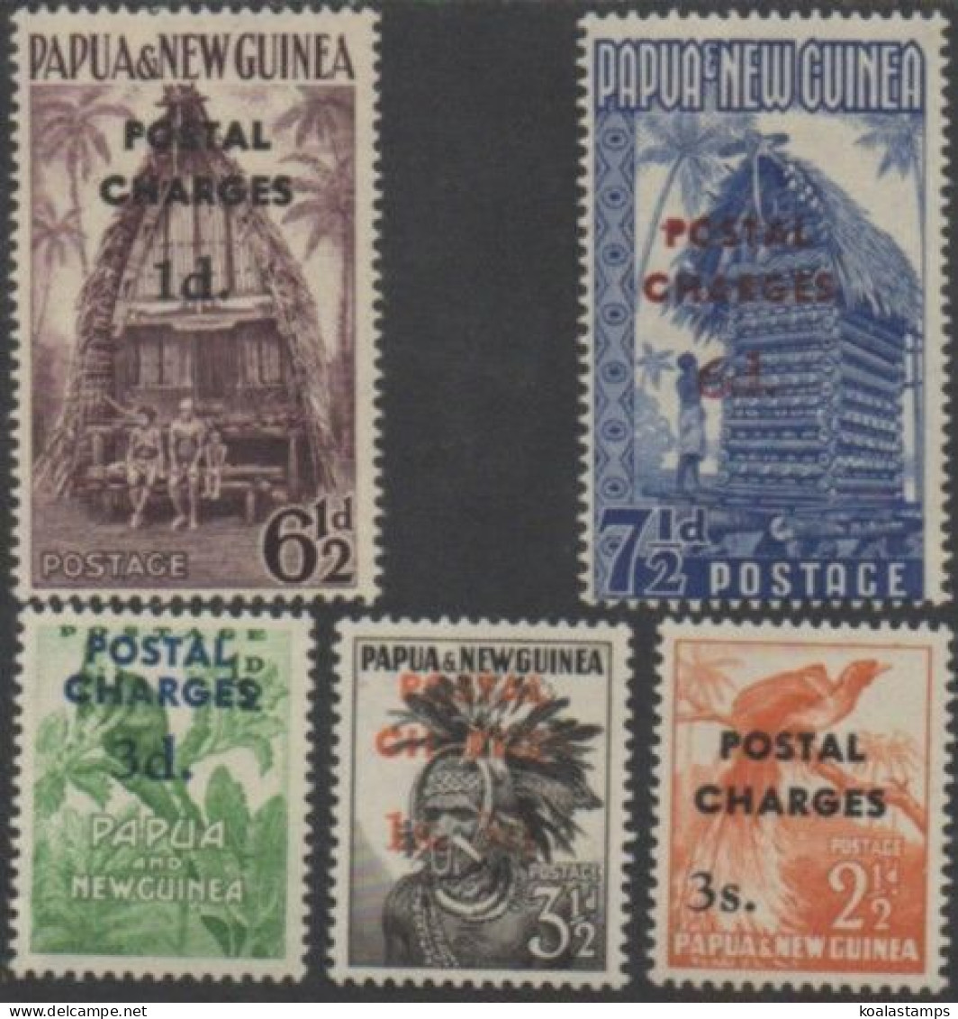 Papua New Guinea Due 1960 SGD2-D6 Postal Charges Set MLH - Papua New Guinea