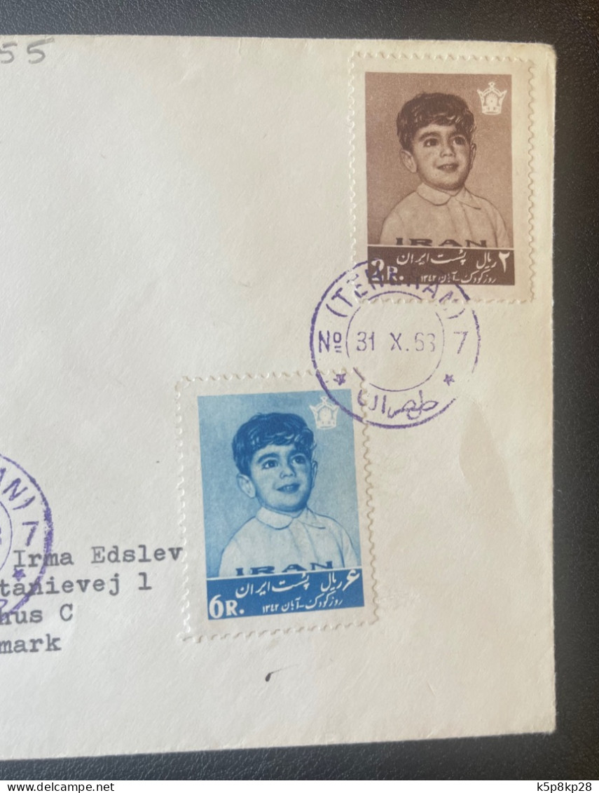 1963 Children First Day Issue Cover - Iran