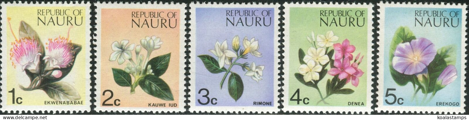 Nauru 1973 SG99-103 Flowers MNH - Nauru