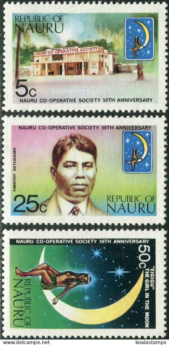 Nauru 1973 SG113-115 Co-operative Society Set MNH - Nauru