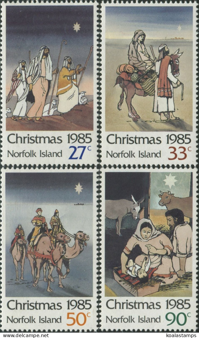 Norfolk Island 1985 SG374-377 Christmas Set MNH - Ile Norfolk