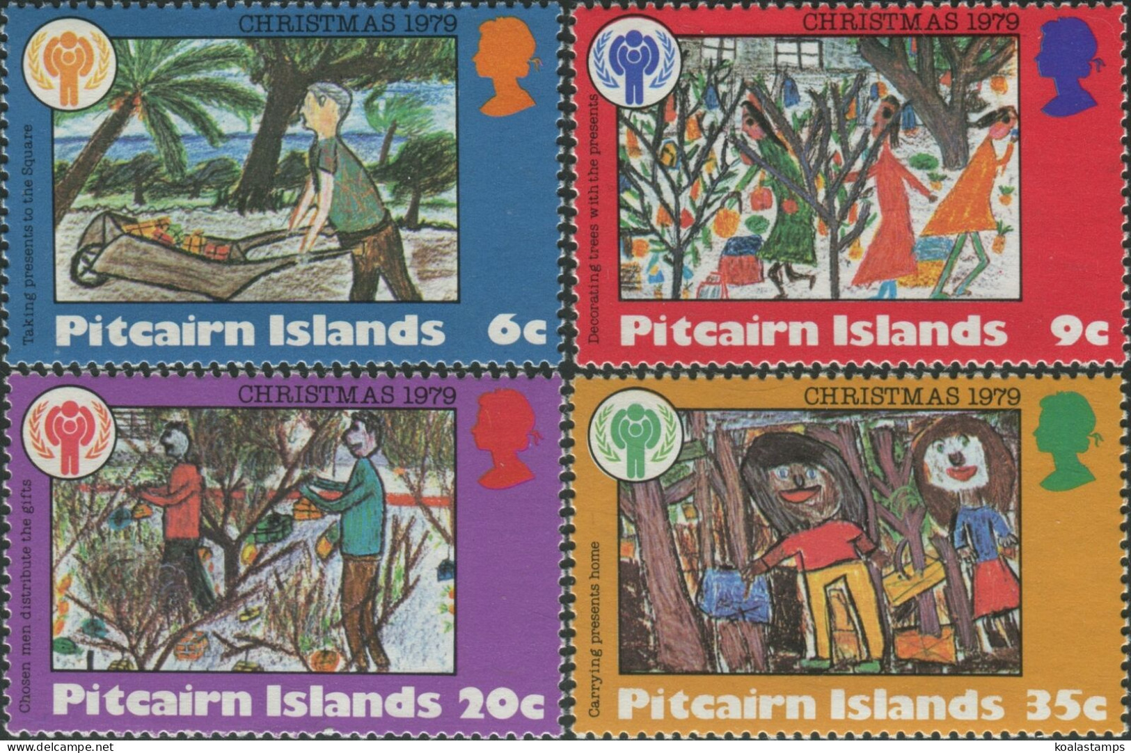 Pitcairn Islands 1979 SG200-203 Christmas Set MNH - Pitcairninsel