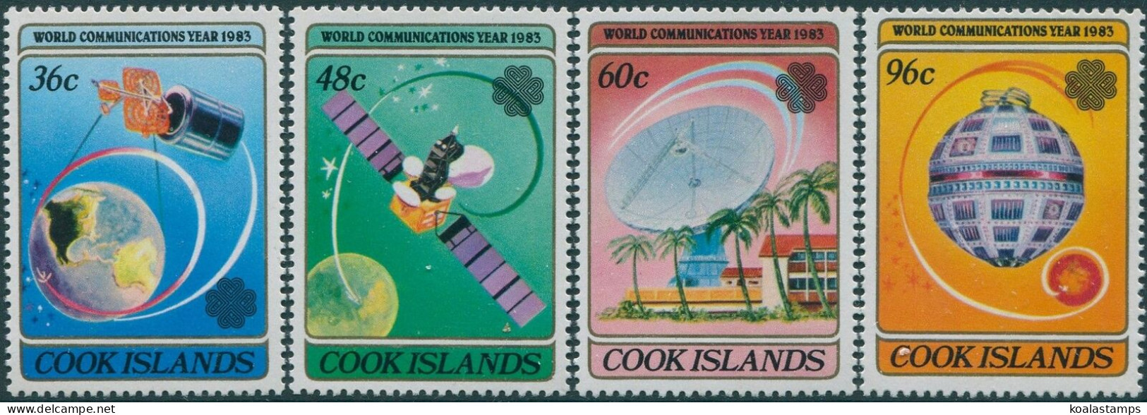 Cook Islands 1983 SG927-930 World Communications Set MNH - Cook