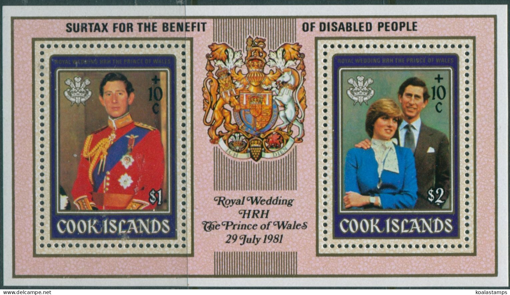 Cook Islands 1981 SG826 Disabled Persons MS MNH - Islas Cook