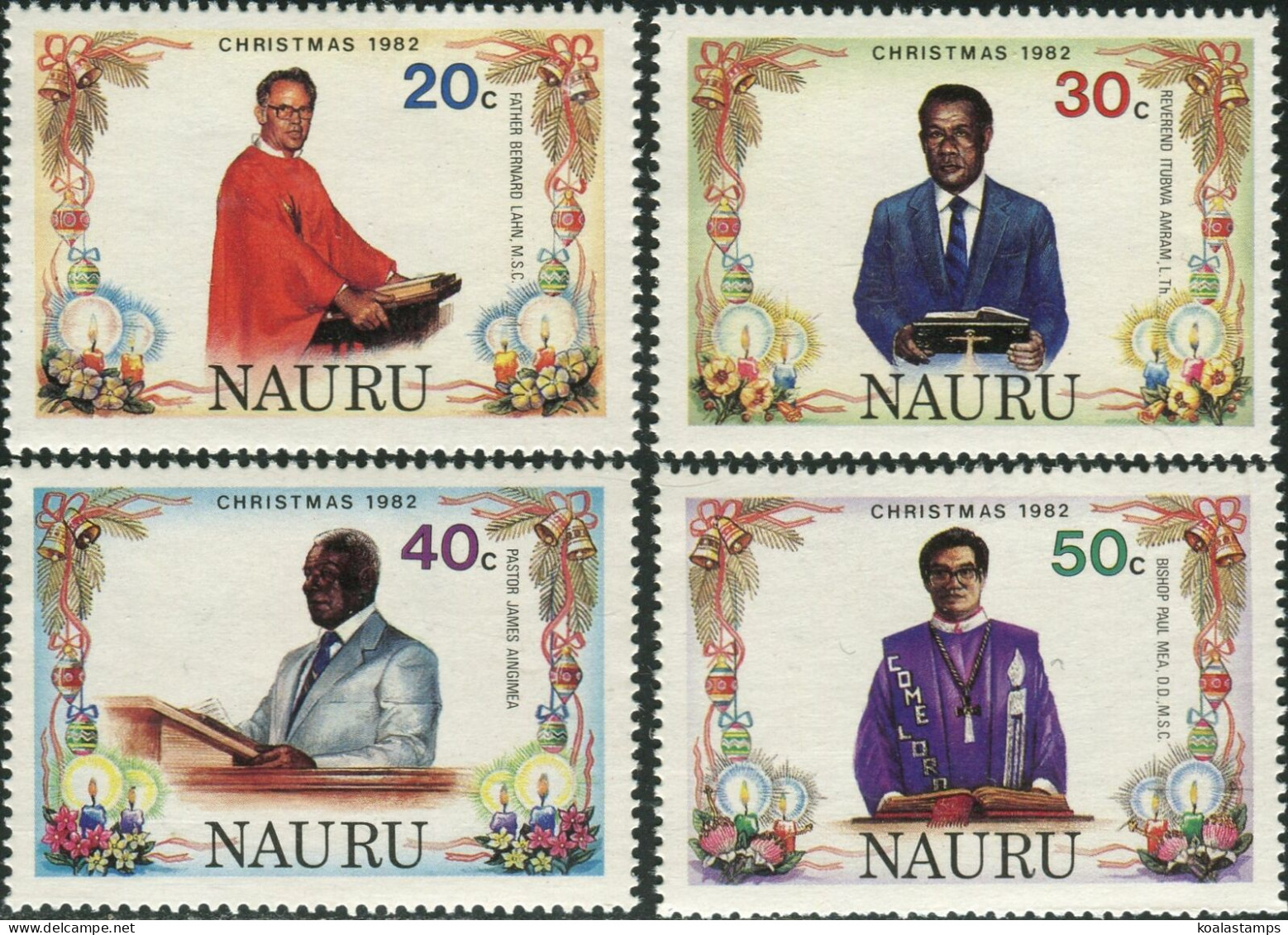 Nauru 1982 SG275-278 Christmas Set MNH - Nauru