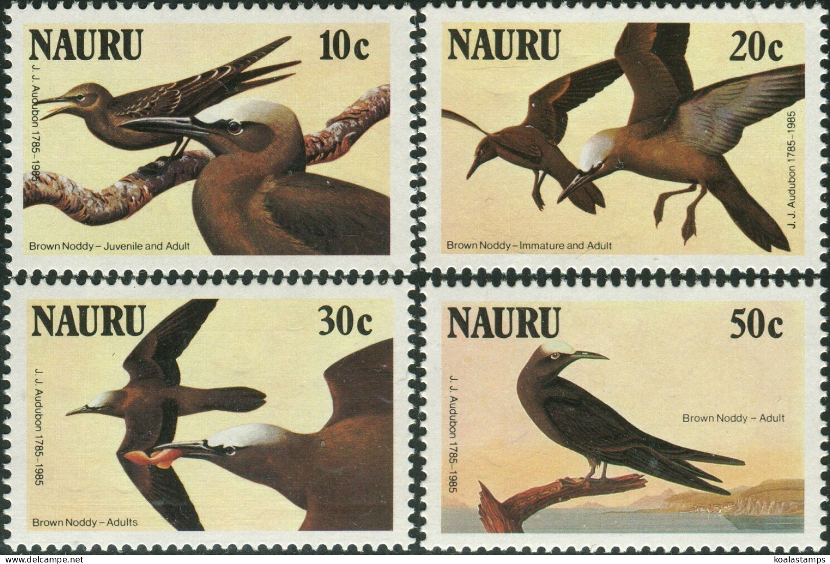 Nauru 1985 SG328-331 Birds Set MNH - Nauru