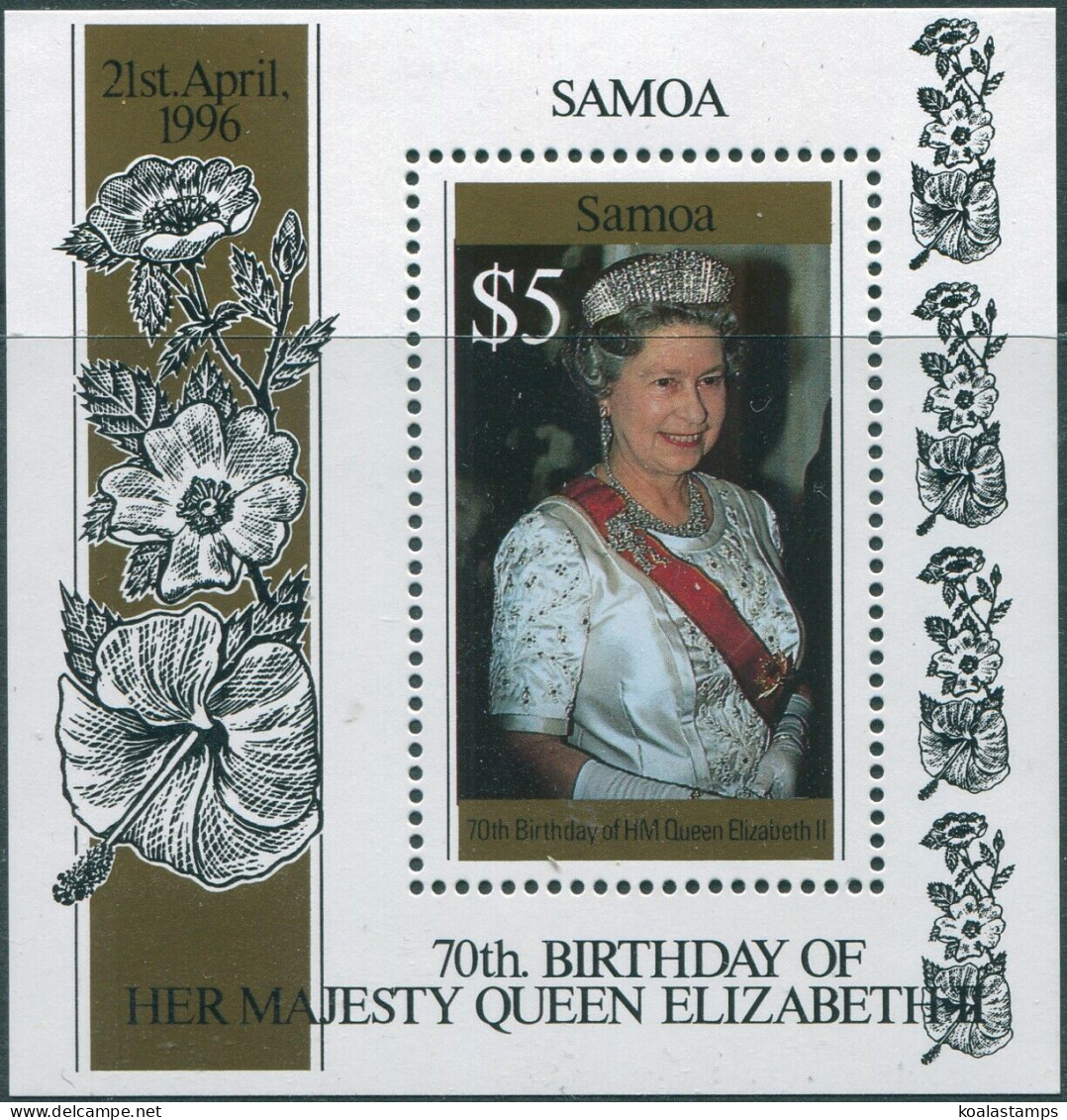 Samoa 1996 SG987 QEII 70th Birthday MS MNH - Samoa