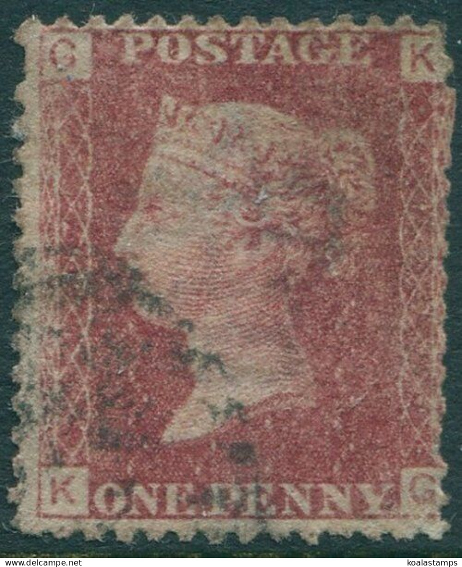 Great Britain 1854 SG43 1d Red QV GKKG Plate 129 #2 FU (amd) - Unclassified